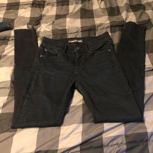 Express Super soft, legging jeans, dark blue